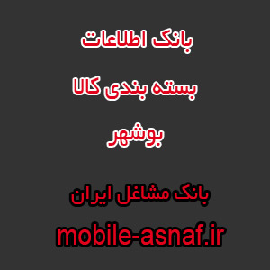 اطلاعات بسته بندی کالا بوشهر