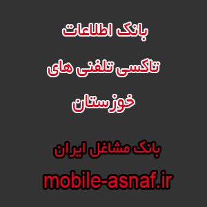 اطلاعات تاکسی تلفنی های خوزستان