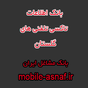 اطلاعات تاکسی تلفنی های گلستان