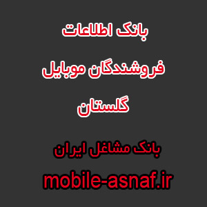 اطلاعات فروشندگان موبایل گلستان