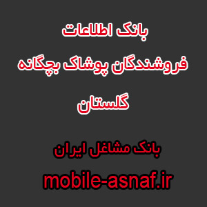 اطلاعات فروشندگان پوشاک بچگانه گلستان