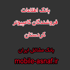 اطلاعات فروشندگان کامپیوتر کردستان